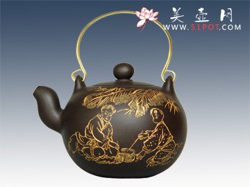 紫砂壶图片：一粒珠 - 宜兴紫砂壶网