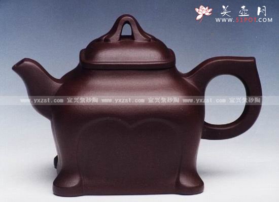 紫砂壶图片：汉鼎如意 - 宜兴紫砂壶网