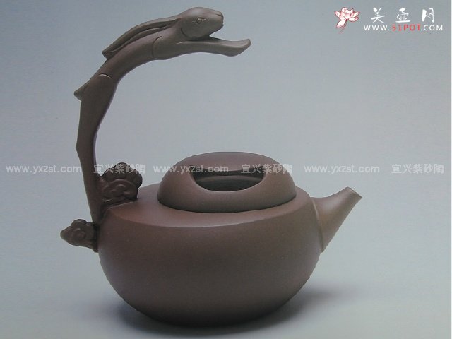 紫砂壶图片：奔月壶 - 宜兴紫砂壶网