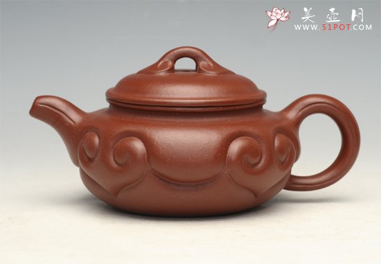 紫砂壶图片：仿古如意 - 宜兴紫砂壶网