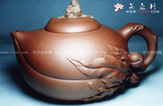 紫砂壶图片：母子情深 - 宜兴紫砂壶网