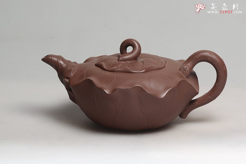 紫砂壶图片：荷叶壶 - 宜兴紫砂壶网