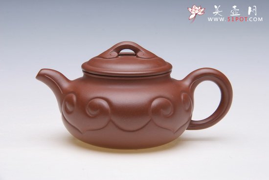 紫砂壶图片：仿古如意 - 宜兴紫砂壶网