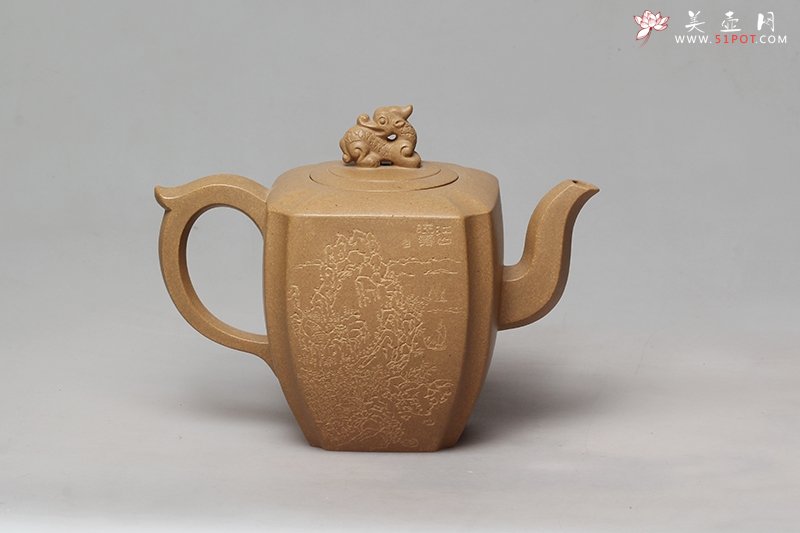 紫砂壶图片：蟠龙壶 - 宜兴紫砂壶网