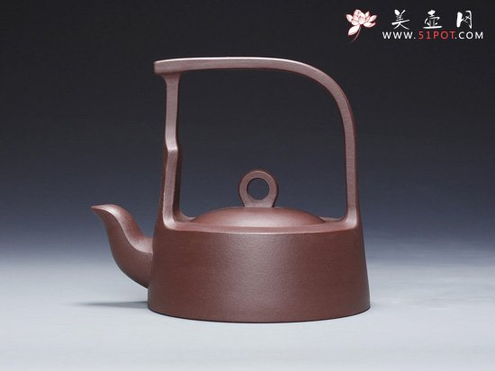 紫砂壶图片：鹧鸪提梁 - 宜兴紫砂壶网