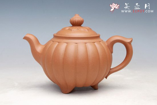 紫砂壶图片：菱花锦囊 - 宜兴紫砂壶网