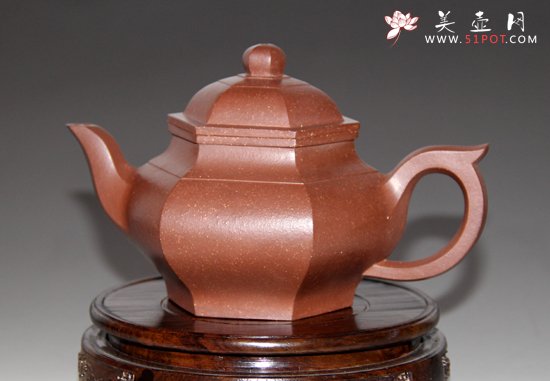 紫砂壶图片：六方宫灯 - 宜兴紫砂壶网