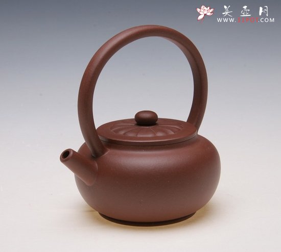 紫砂壶图片：花盖提梁 - 宜兴紫砂壶网