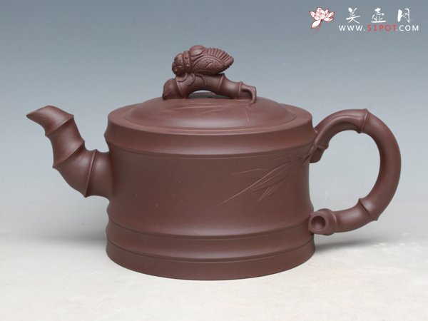 紫砂壶图片：知竹常乐 - 宜兴紫砂壶网