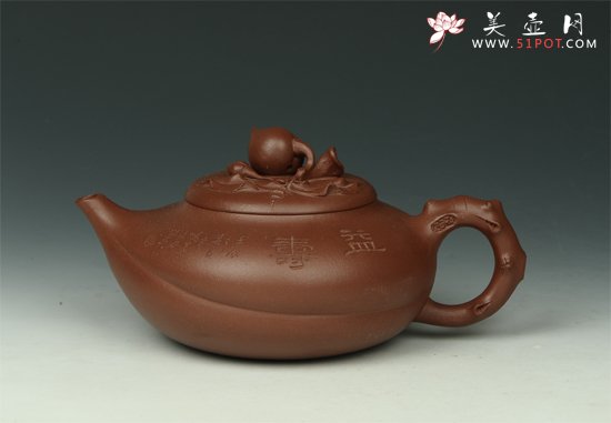 紫砂壶图片：献寿 - 宜兴紫砂壶网