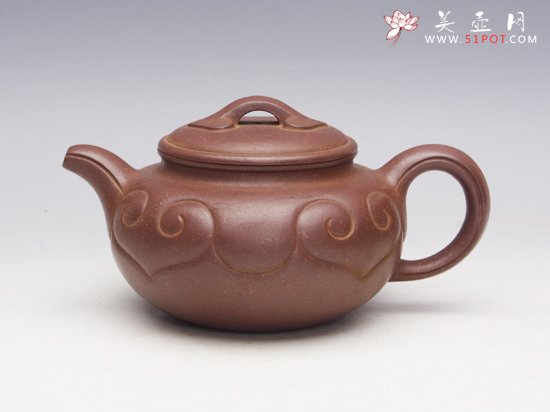 紫砂壶图片：仿古如意 - 宜兴紫砂壶网