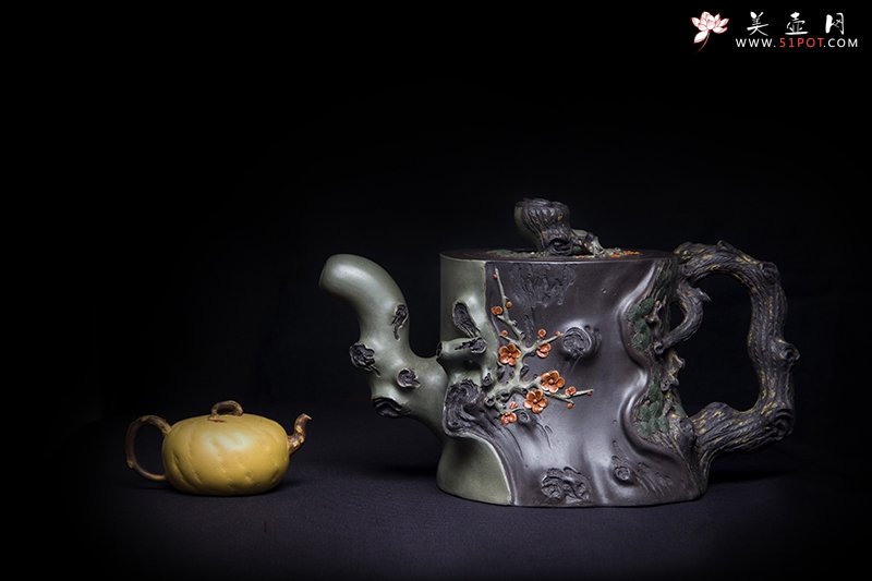 紫砂壶图片：《雪梅》系列二 - 宜兴紫砂壶网