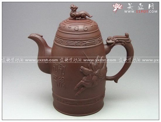紫砂壶图片：将军壶 - 宜兴紫砂壶网