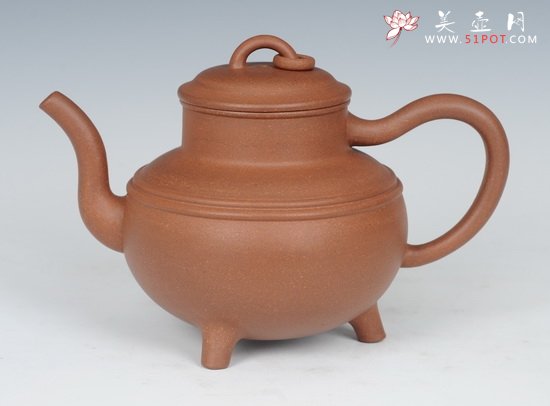 紫砂壶图片：三足串顶 拷贝 - 宜兴紫砂壶网