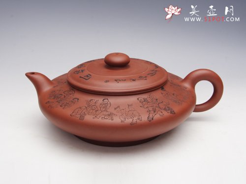 紫砂壶图片：大虚扁 - 宜兴紫砂壶网