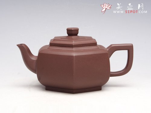 紫砂壶图片：雪华 泥料：拼紫泥 - 宜兴紫砂壶网