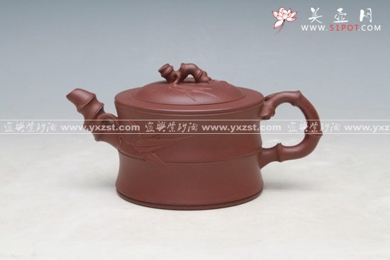 紫砂壶图片：竹段 - 宜兴紫砂壶网