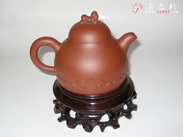 紫砂壶图片：如意童子 - 宜兴紫砂壶网