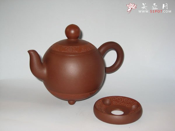 紫砂壶图片：珠联璧合壶2 - 宜兴紫砂壶网