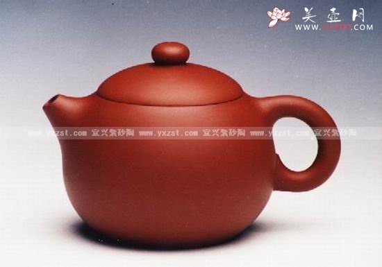 紫砂壶图片：倒把西施壶 - 宜兴紫砂壶网