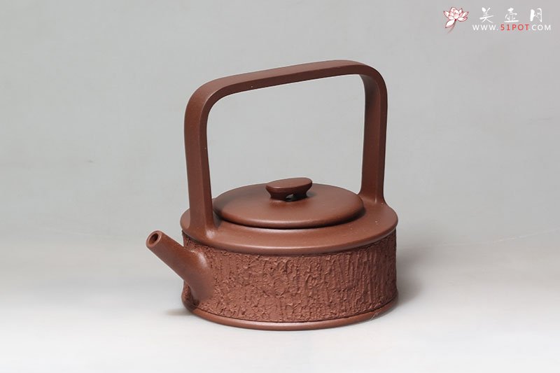 紫砂壶图片：线律提梁 - 宜兴紫砂壶网