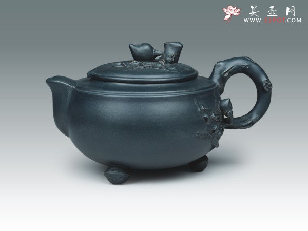 紫砂壶图片：寿桃 - 宜兴紫砂壶网