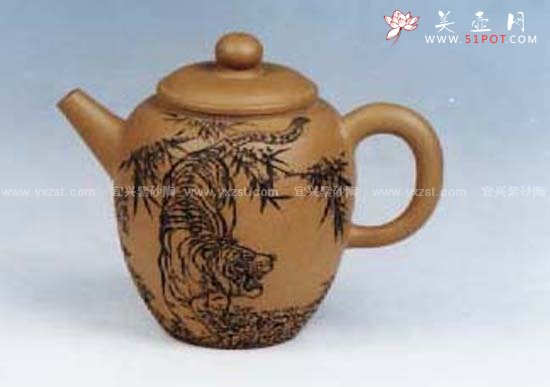 紫砂壶图片：汉韵壶 - 宜兴紫砂壶网