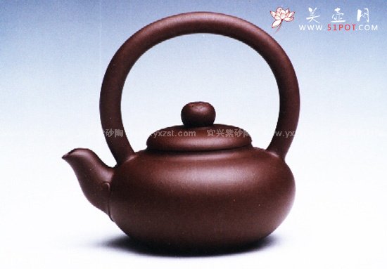 紫砂壶图片：玉提如意 - 宜兴紫砂壶网