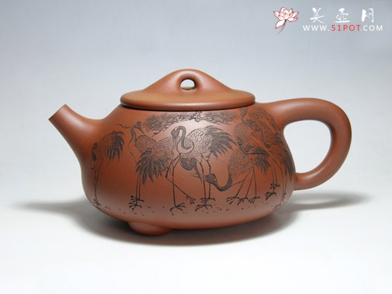 紫砂壶图片：大石瓢 - 宜兴紫砂壶网