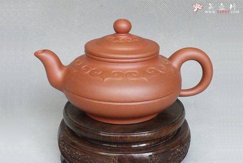 紫砂壶图片：四季如意壶 - 宜兴紫砂壶网