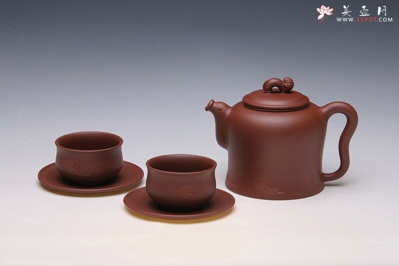 紫砂壶图片：鱼乐 - 宜兴紫砂壶网