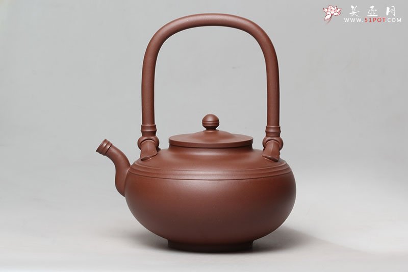 紫砂壶图片：汉韵提梁 - 宜兴紫砂壶网