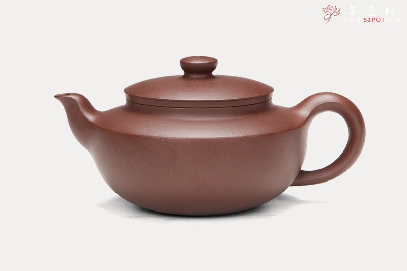 紫砂壶图片：汉扁壶 - 宜兴紫砂壶网