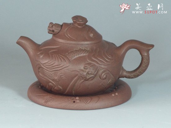 紫砂壶图片：云龙小套 - 宜兴紫砂壶网