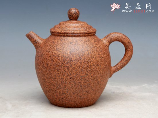 紫砂壶图片：橄榄壶(特高温段泥） - 宜兴紫砂壶网