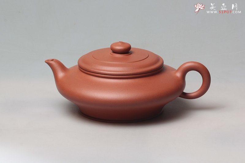 紫砂壶图片：虚扁 - 宜兴紫砂壶网