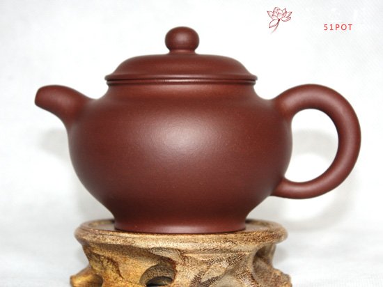 紫砂壶图片：底槽青  得子壶 - 宜兴紫砂壶网