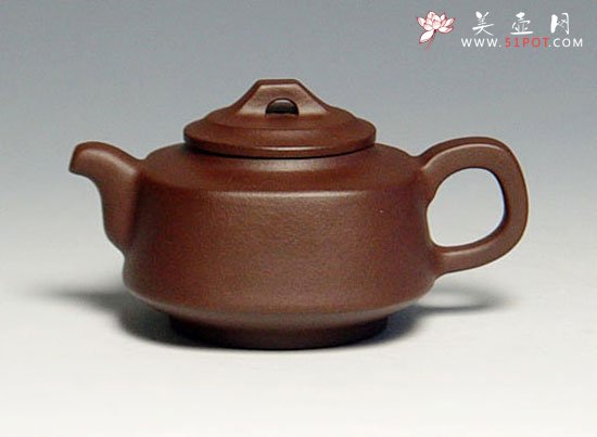 紫砂壶图片：四方桥顶 - 宜兴紫砂壶网