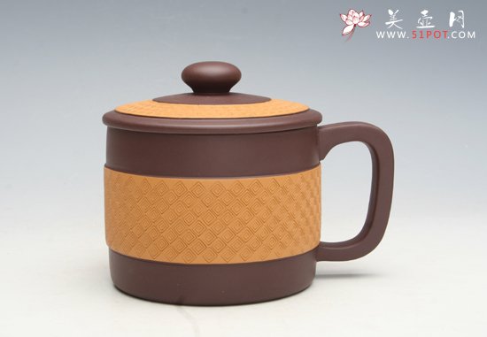 紫砂壶图片：回纹杯 - 宜兴紫砂壶网