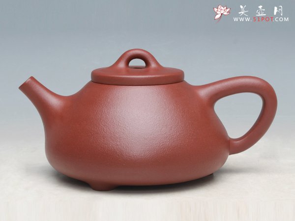 紫砂壶图片：石 瓢（全手工）（紫泥） - 宜兴紫砂壶网