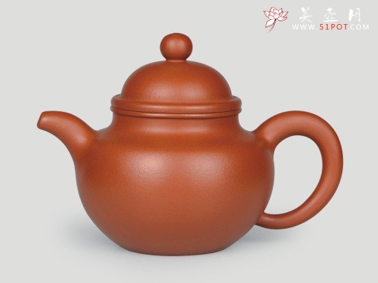 紫砂壶图片：朱泥掇球 - 宜兴紫砂壶网