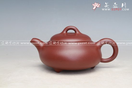 紫砂壶图片：矮石瓢 - 宜兴紫砂壶网