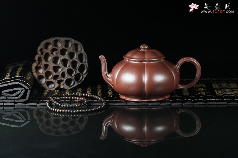 紫砂壶图片：六瓣梵莲 - 宜兴紫砂壶网