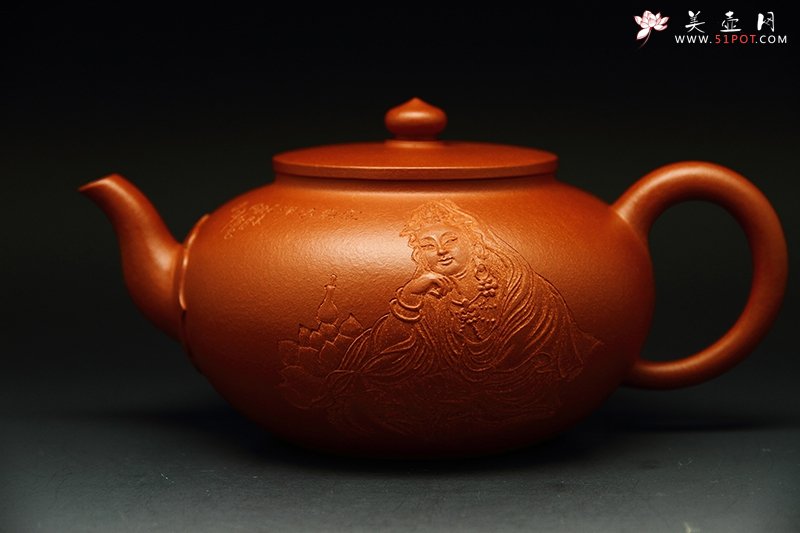 紫砂壶图片：儒释道之观音 - 宜兴紫砂壶网