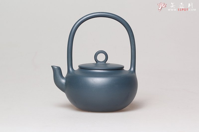 紫砂壶图片：璧玉提梁 - 宜兴紫砂壶网
