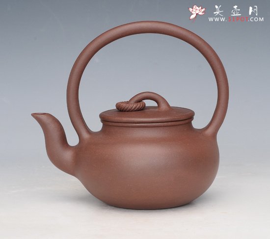 紫砂壶图片：轩旎提梁 - 宜兴紫砂壶网