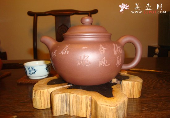 紫砂壶图片：莲子 - 宜兴紫砂壶网