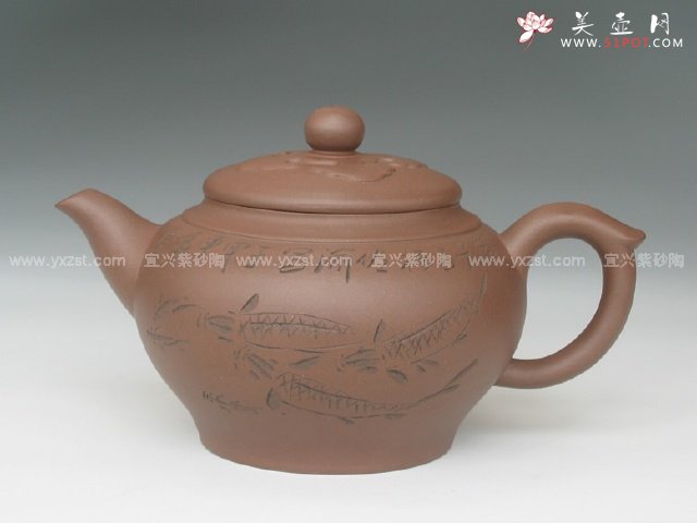 紫砂壶图片：笑婴如意 - 宜兴紫砂壶网