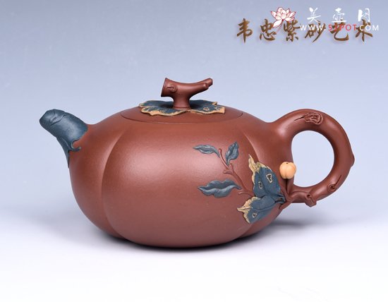 紫砂壶图片：事事如意 - 宜兴紫砂壶网