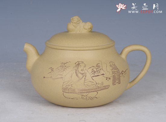 紫砂壶图片：狮球 - 宜兴紫砂壶网